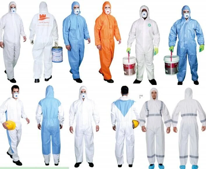 Type 56 SMS Coverall Protective Workwear Chemical Clothing