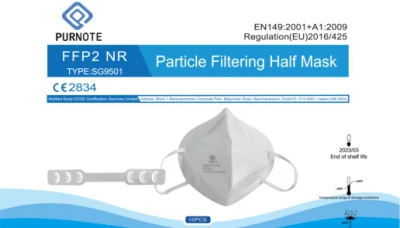 Meia máscara para filtragem de partículas KN95 com ou sem máscara sem válvula Certificado CE